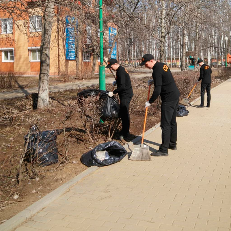 Уборка территории  в Иланском